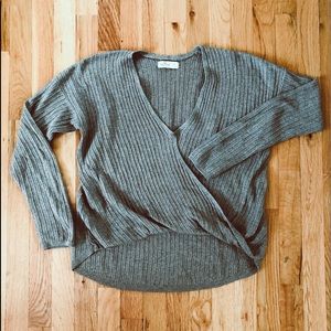 Hollister Faux Wrap Sweater